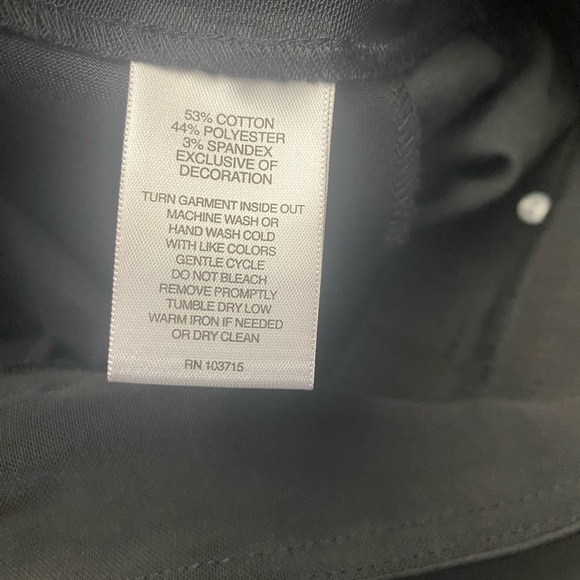 Valerie Steven 10P Capri Ankle Stretch Pants Faux Pockets - Picture 7 of 10